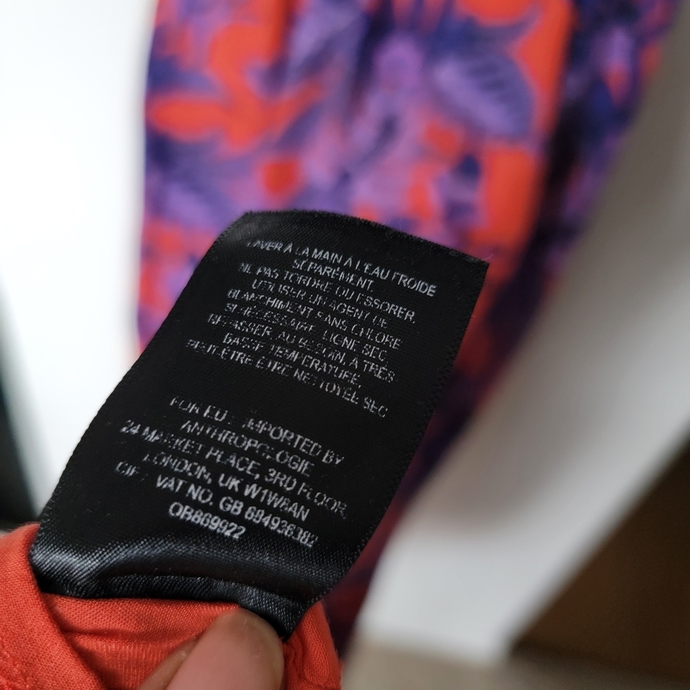 Anthropologie Vibrant Floral Maxi Dress - Picture 6 of 10